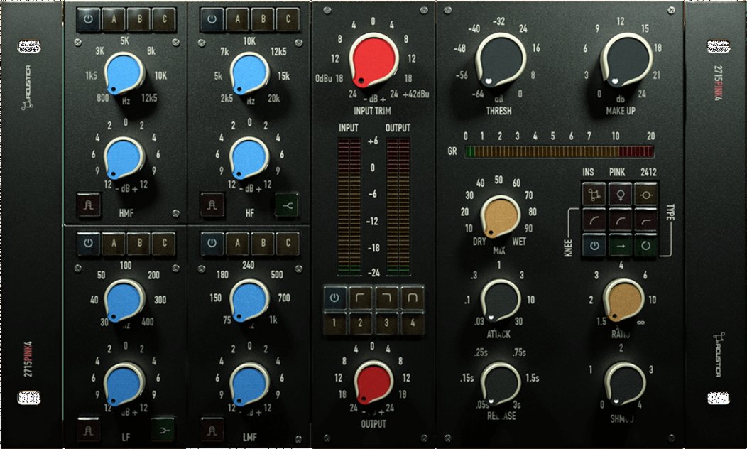 Acustica Audio Pink 4 Channel Strip